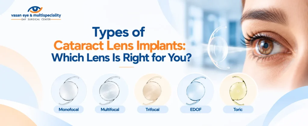 Types of Cataract Lens Implants: Which Lens Is Right for You?