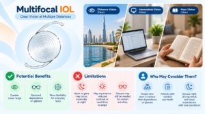 Multifocal IOL designed to support near and distance vision and reduce dependence on glasses